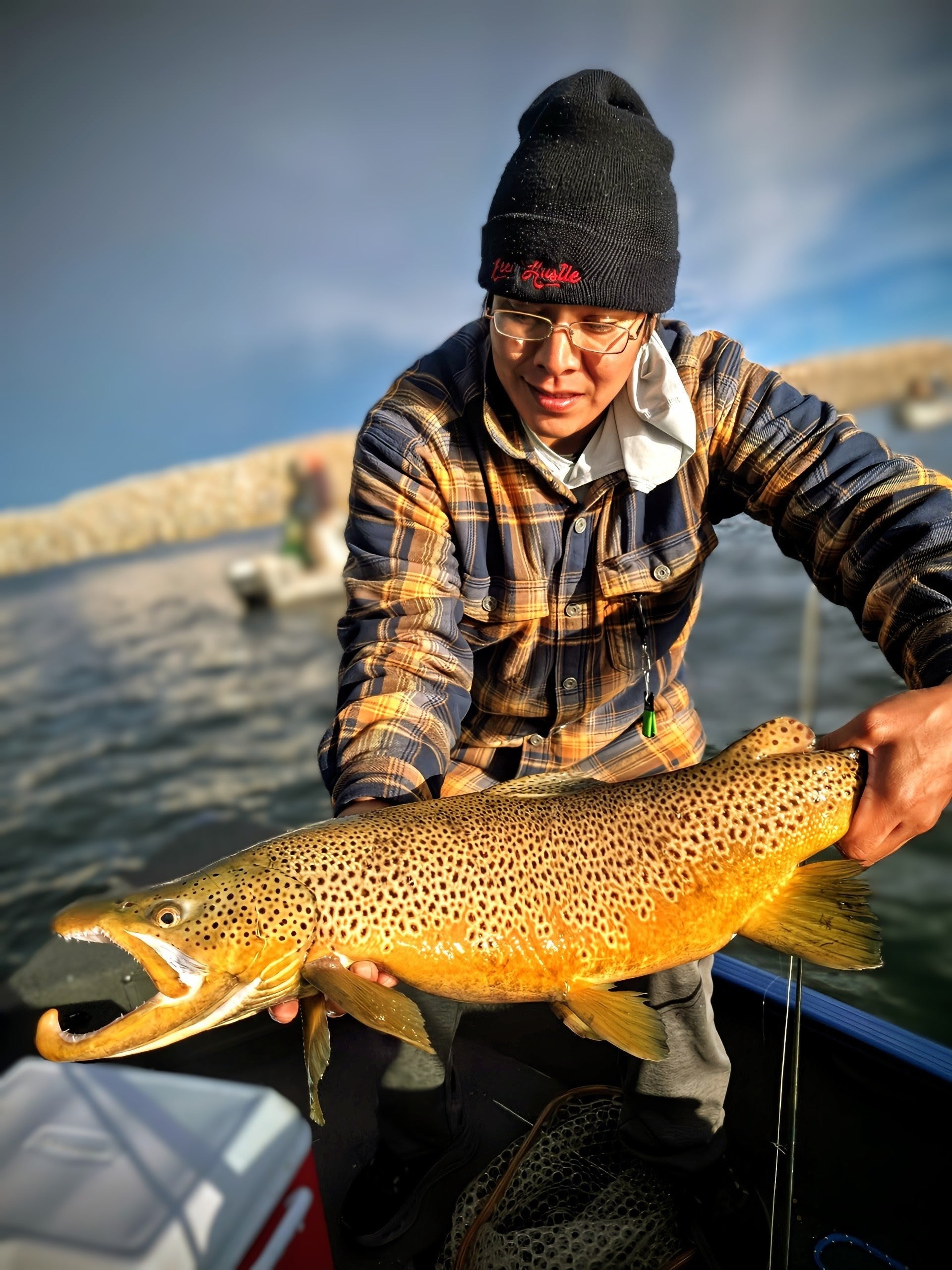 Classic Cursive Hustle Beanie