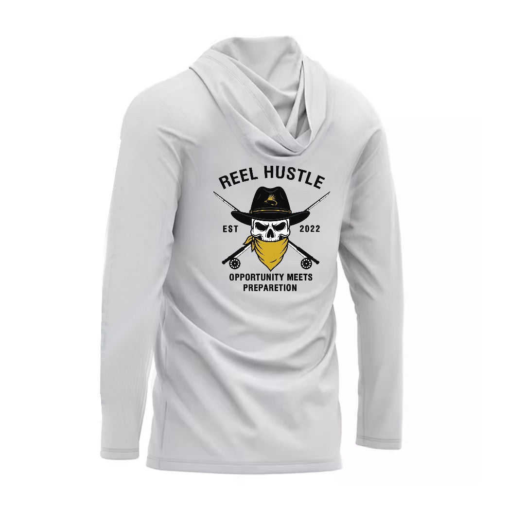 Crossbones Performance Hooded Fishing Shirt