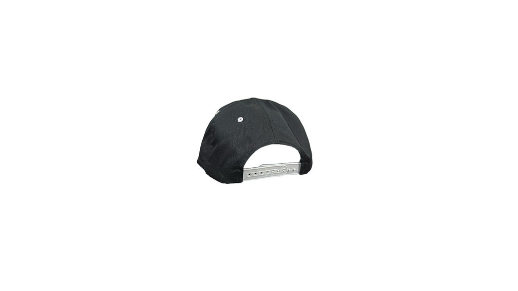 Cursive Spectrum Black SnapBack Hat